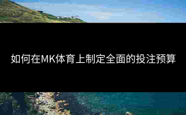 如何在MK体育上制定全面的投注预算