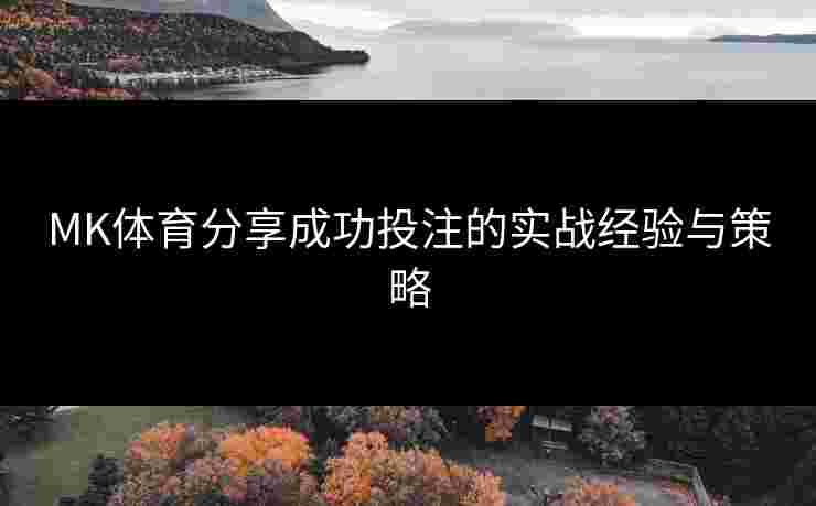 MK体育分享成功投注的实战经验与策略